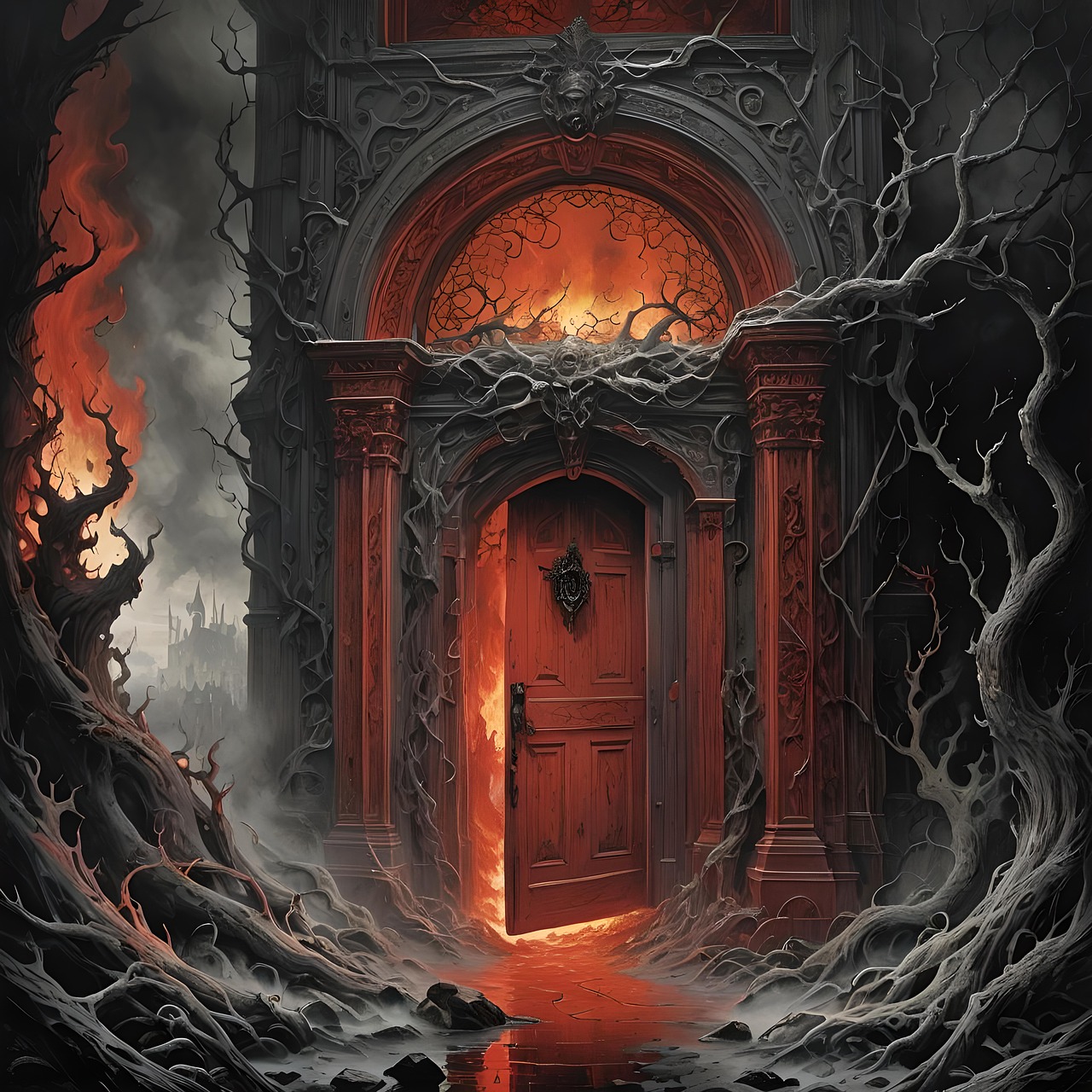 Door to hell opens