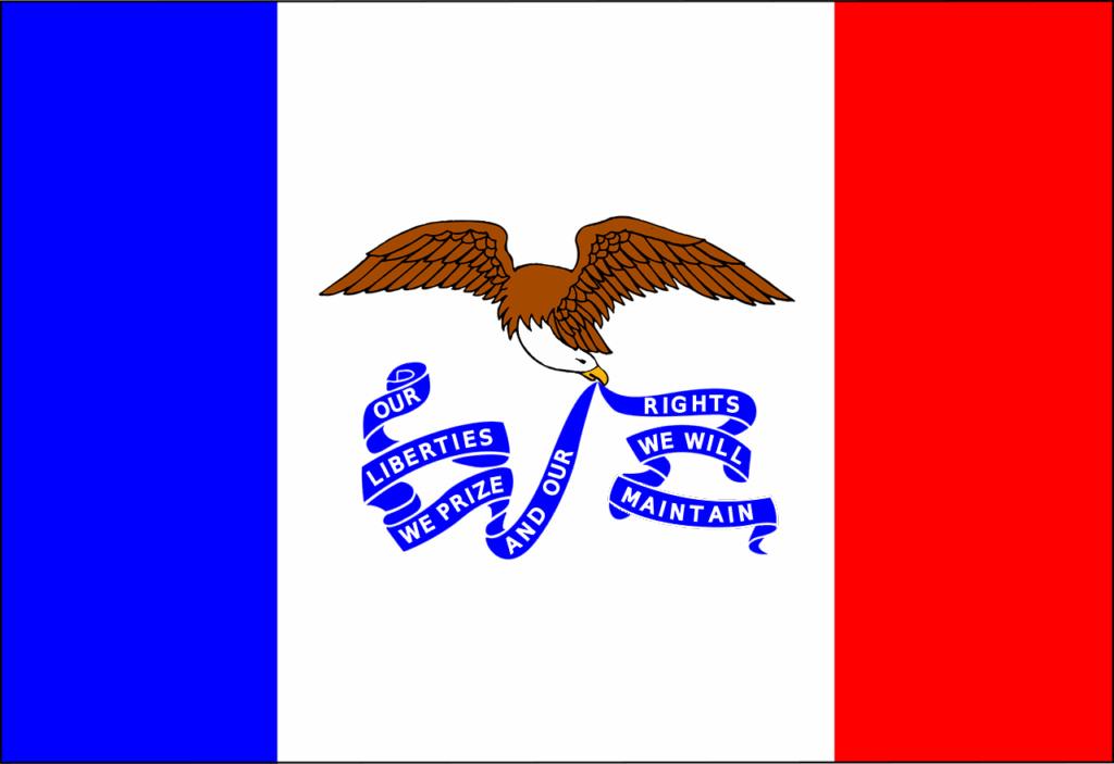 Iowa state flag