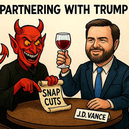 JD Vance toasts to hunger with the Devil