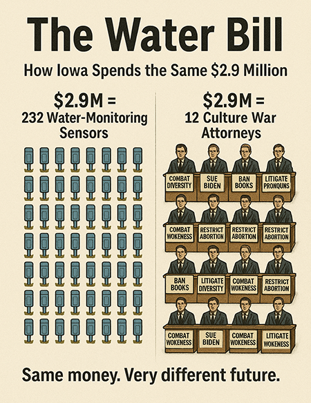 Options between water monitoring and culture war attorneys