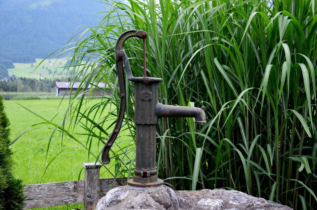 Manual water pump