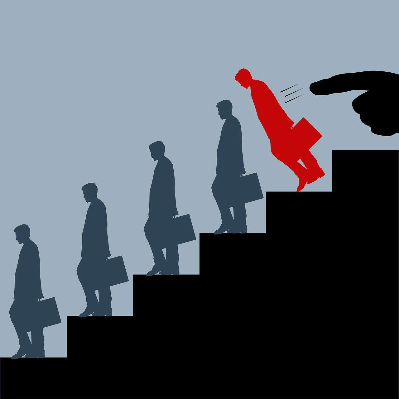 A layoff domino effect