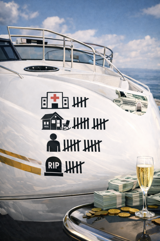 Yacht tallys billionaire gains and Iowans losses from BBB