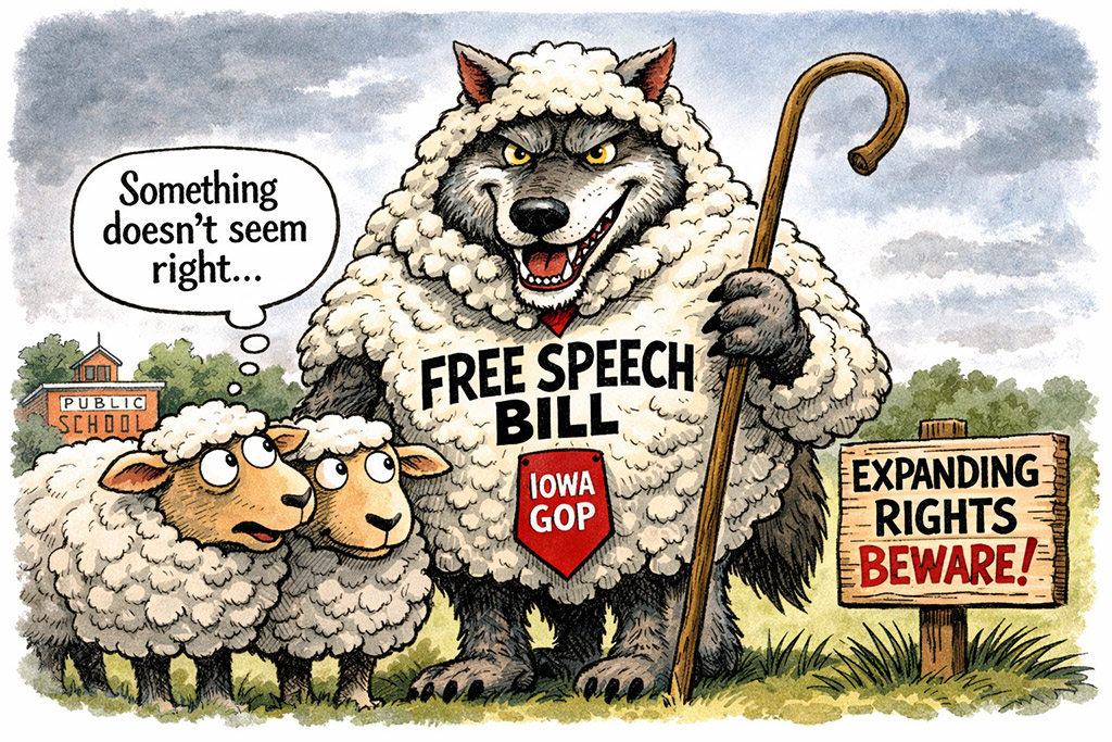 Iowa GOP Free Speech Ruse does not smell right