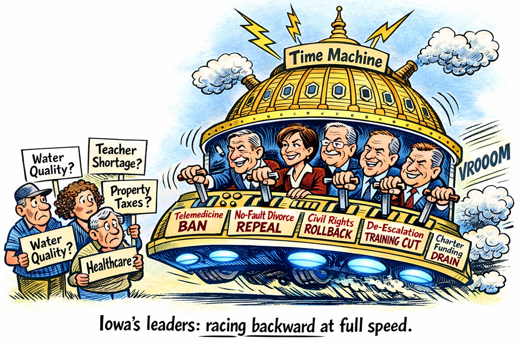 Iowa legislature going full-speed backwards 1024