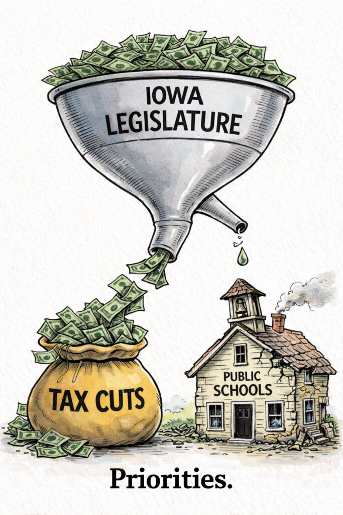 Misplaced priorities of the Iowa legislature