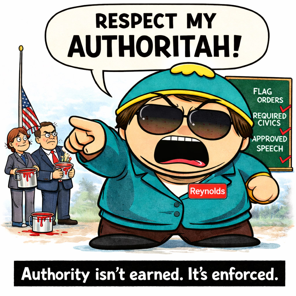 Respect Kim Reynolds' Authoritah