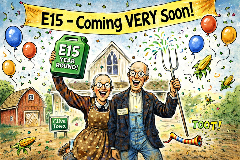 Year-round E15 ethanol coming soon. Or is it.