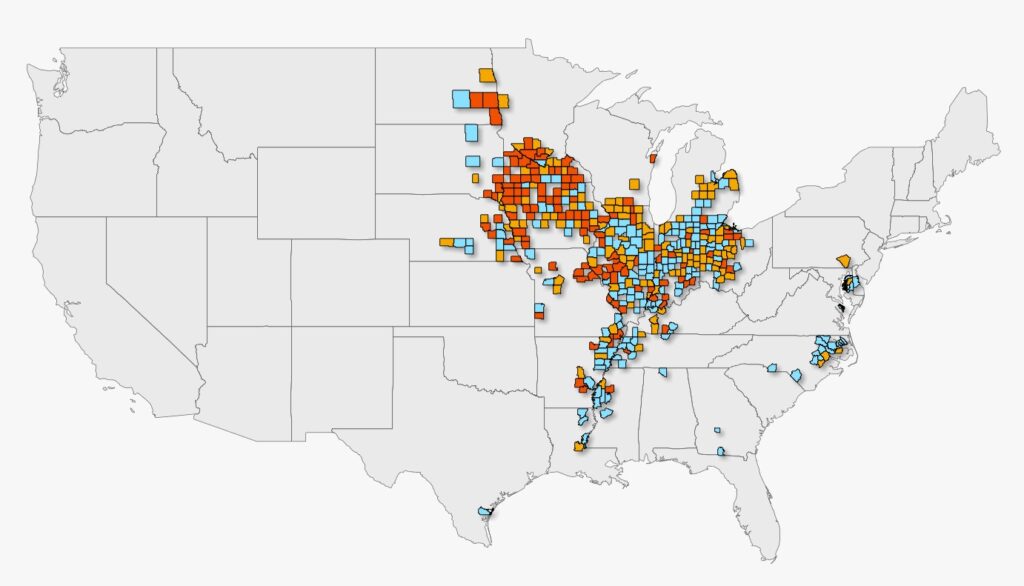 Glyphosate rates and cancer clusters
