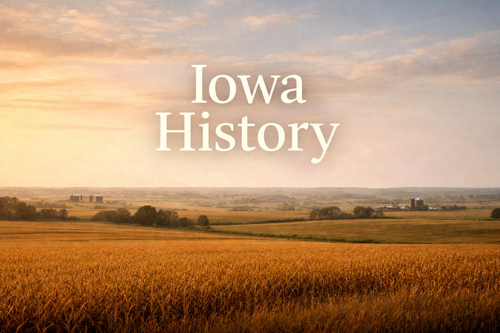 Iowa History page graphic