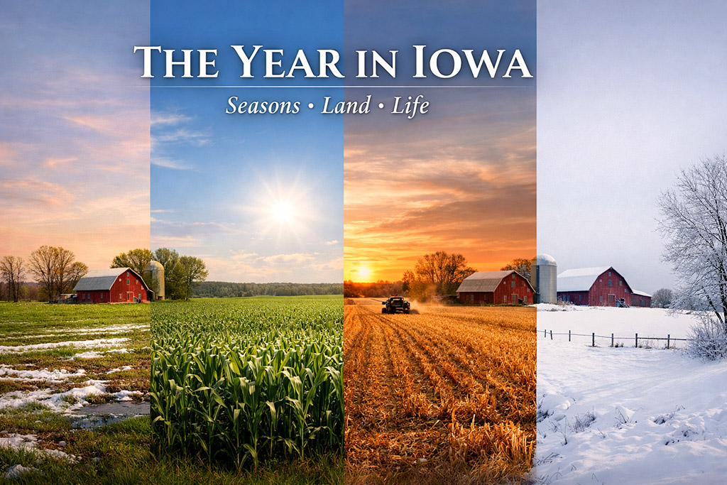 The year in Iowa - seasons on the farm 