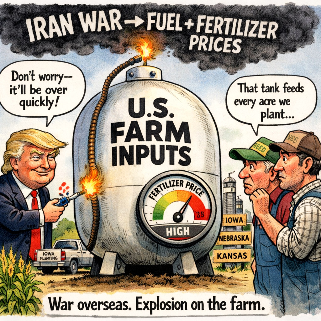 Trump lights the fuse to blow up farm input prices