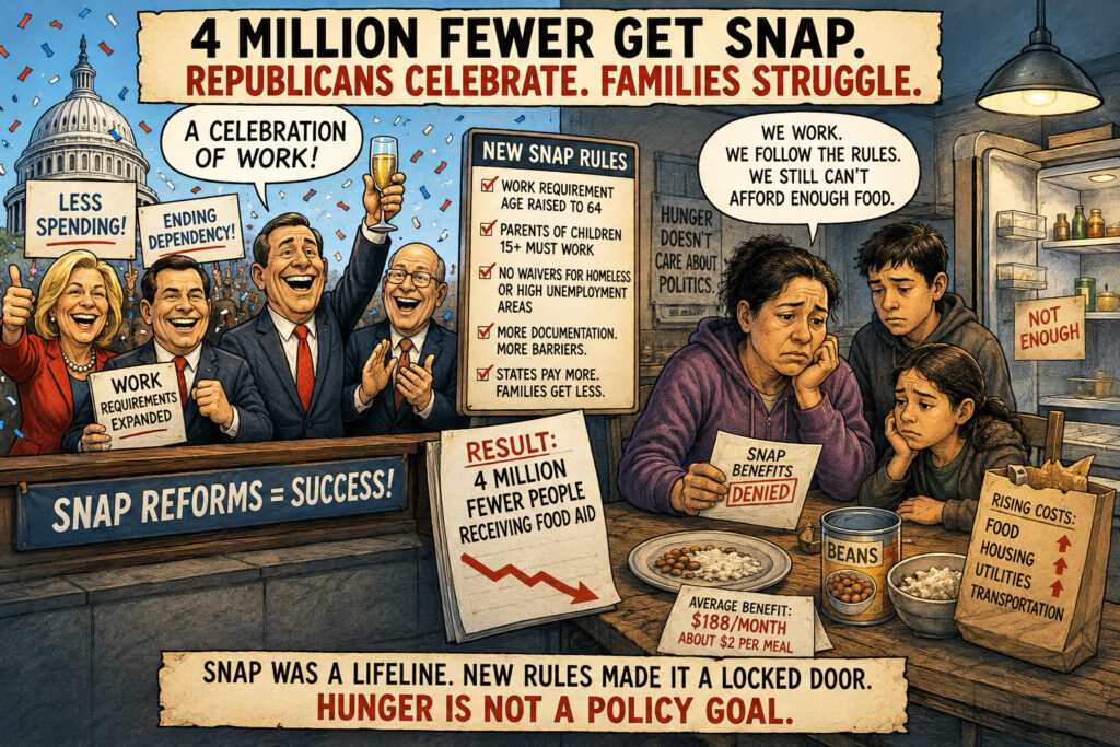 4 million Americans lose SNAP benefits