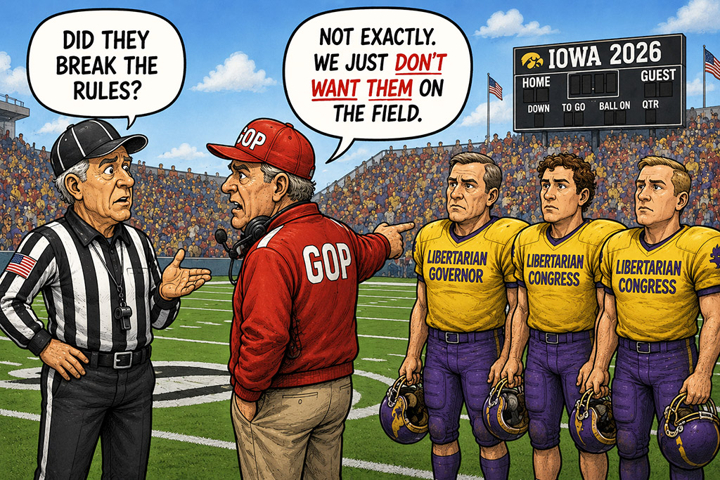 GOP Does Not Want Libertarians On the Field GOP Does Not Want Libertarians On the Field