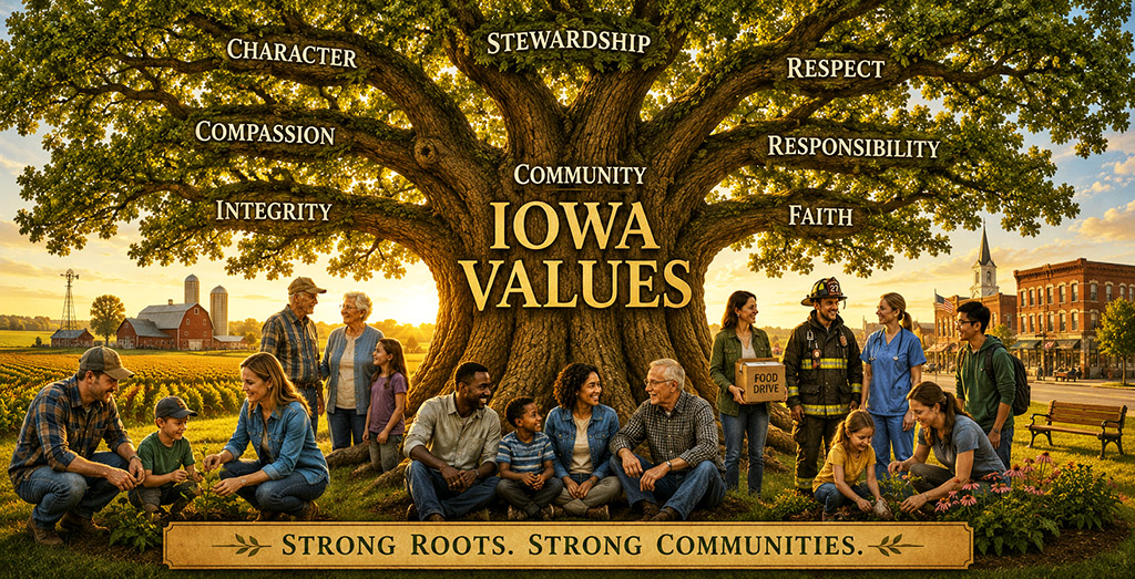 Iowa Values Oak Tree