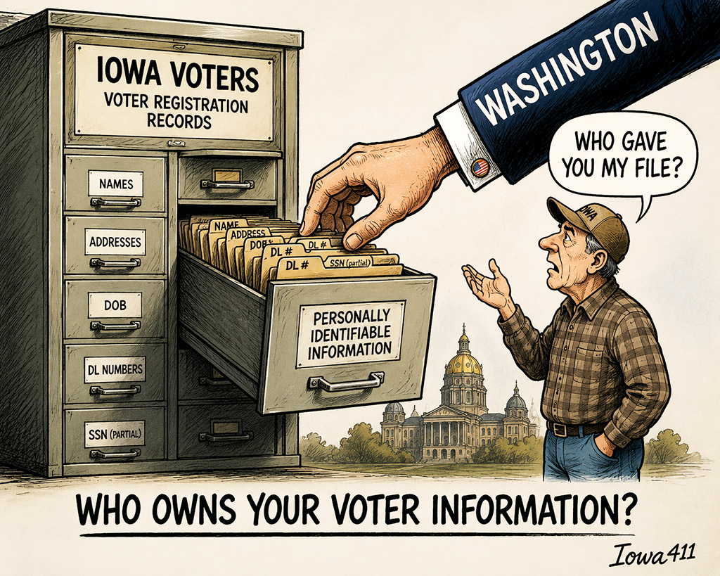 Iowa gives Washington personal voter information