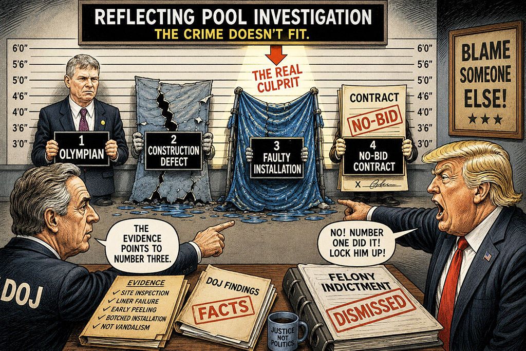 Reflecting Pool investigation - the crime doesn't fit
