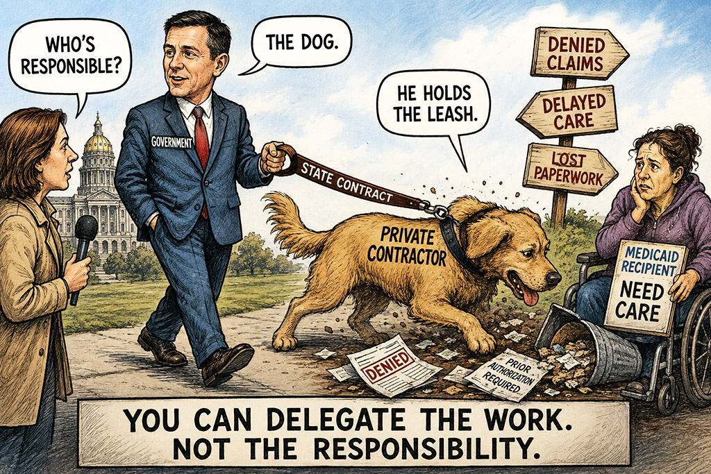 You can delegate the work, but not the responsibility