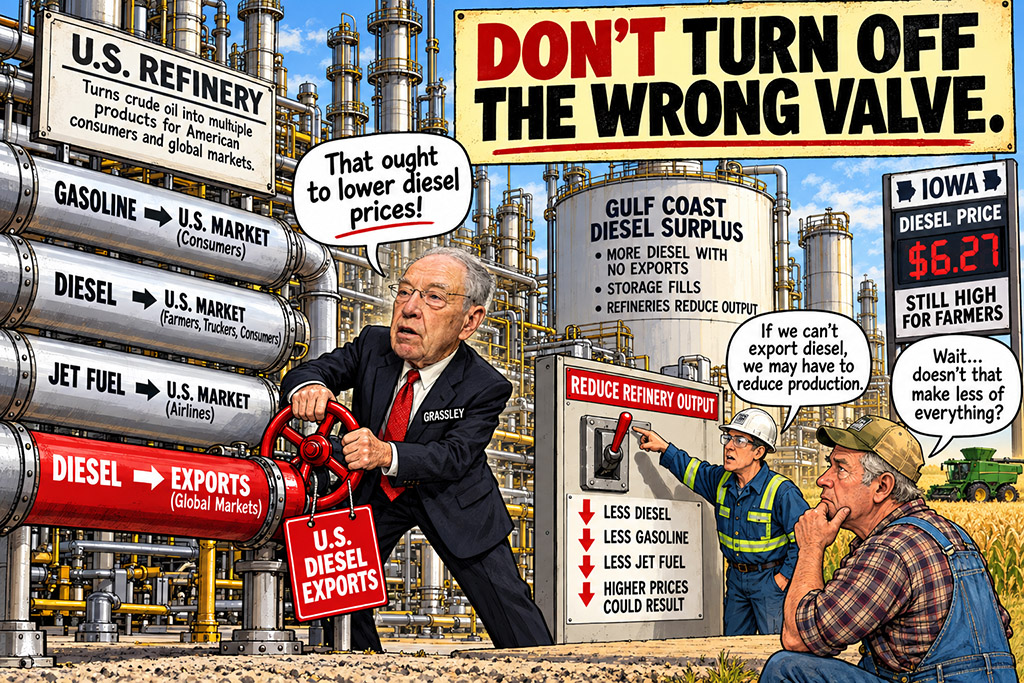 Chuck Grassley Do Not Shut Off the Wrong Valve