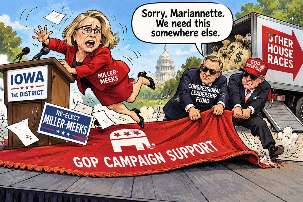 GOP pulls funding from Marianette Miller-Meeks' campaign