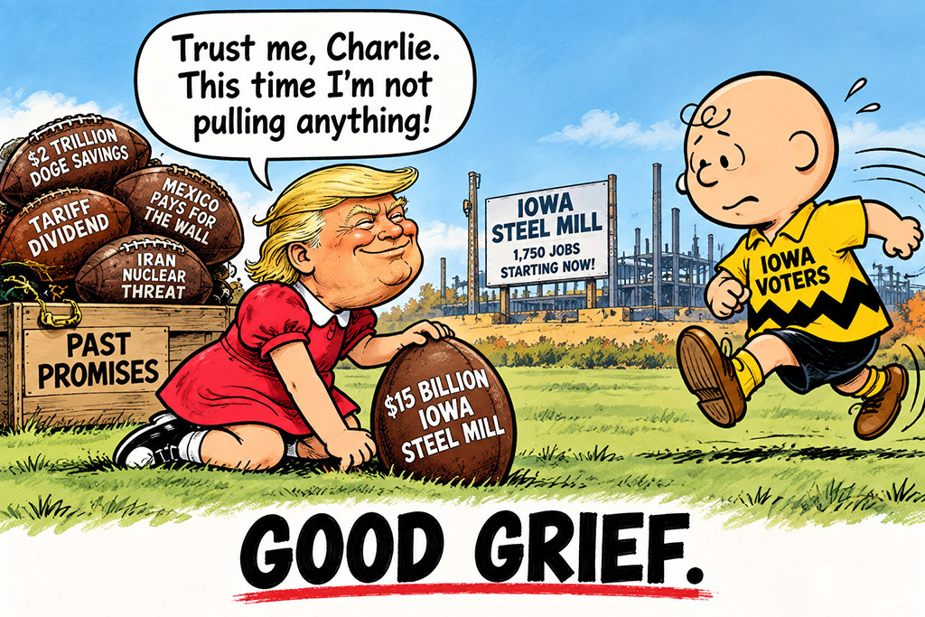 Good grief, will Trump fool us again