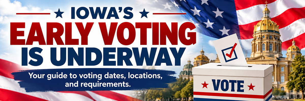 Iowa Early Voting Is Underway Iowa Early Voting Is Underway