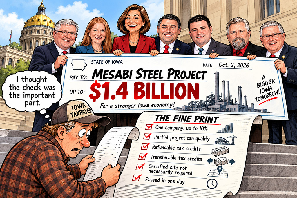 Read the fine print about the Mesabi Steel Project