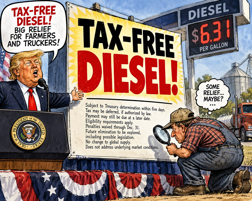 The details behind Trump's tax-free diesel claims