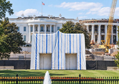 White House tarp