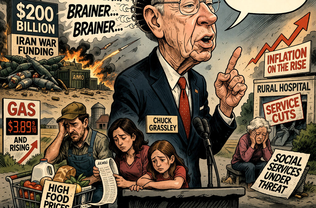 No-Brainer? Grassley’s $200B War Support Would Hurt Iowans