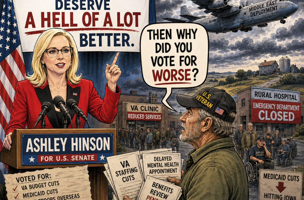 Hinson Opens Campaign with Veterans and Healthcare Messaging