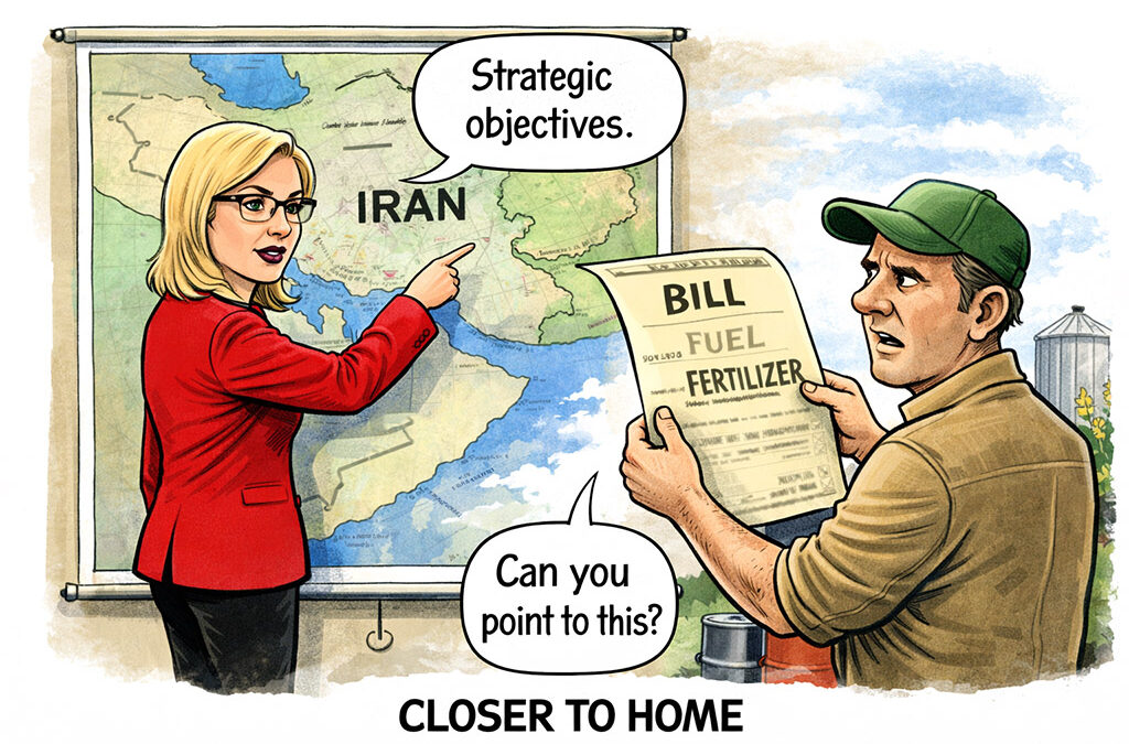 Hinson Dodges Iran War Questions as Economic Pressure Builds