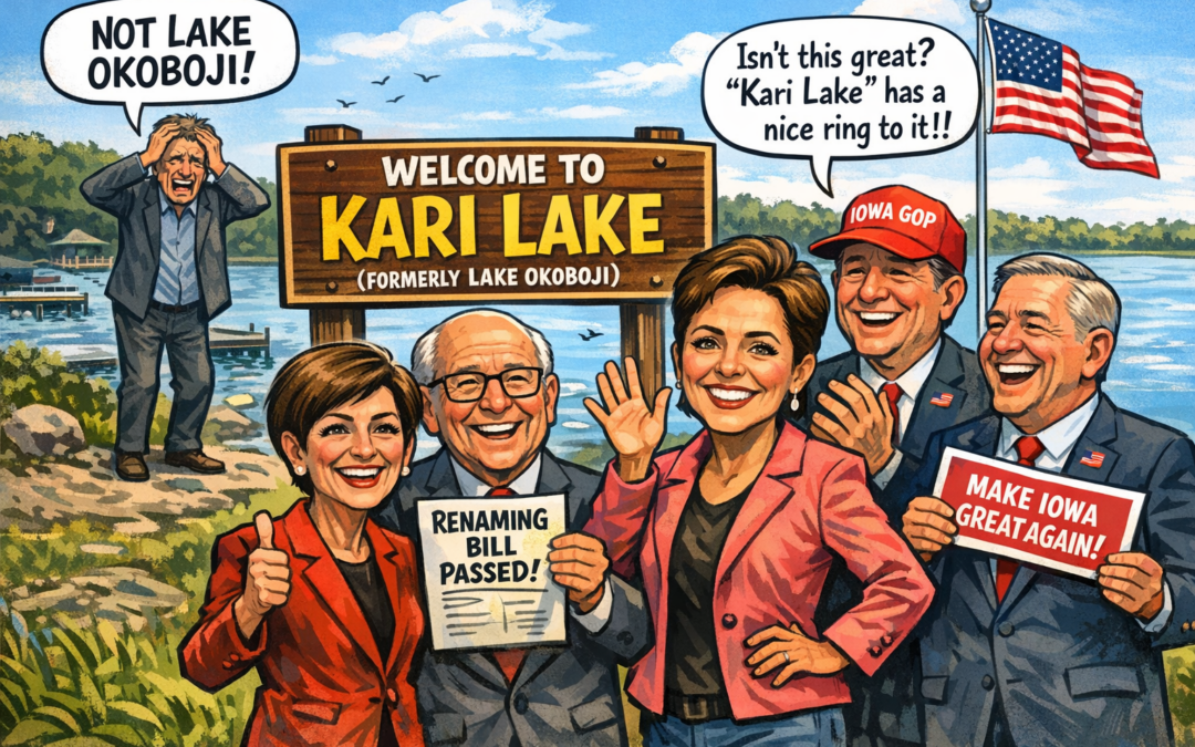 Iowa Legislature Renames Lake Okoboji “Kari Lake”