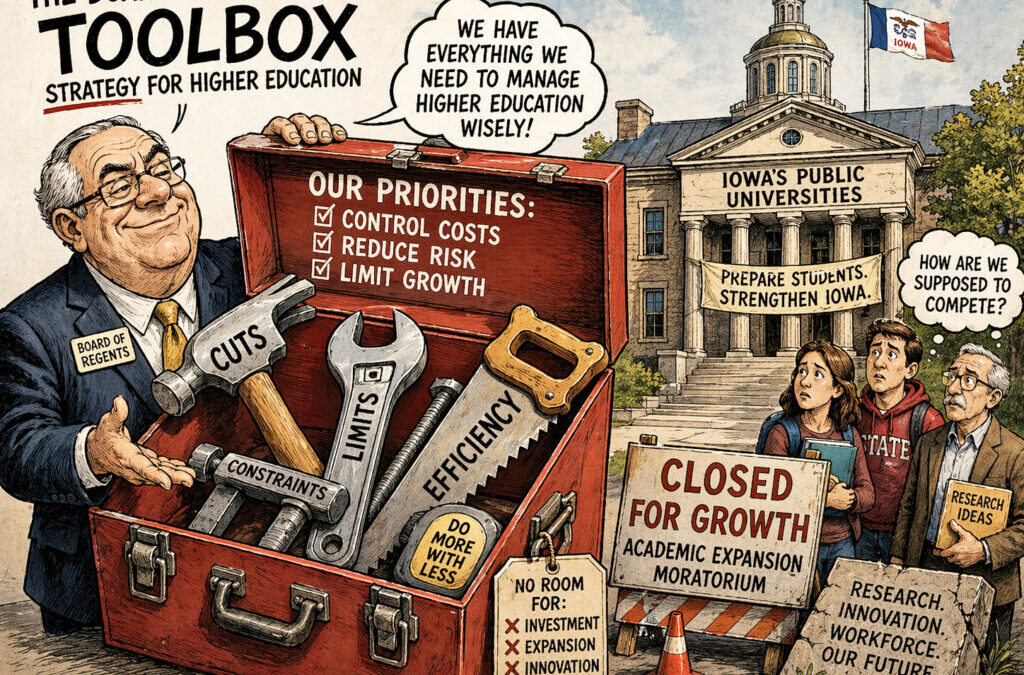 Iowa’s Slow Squeeze on Higher Education