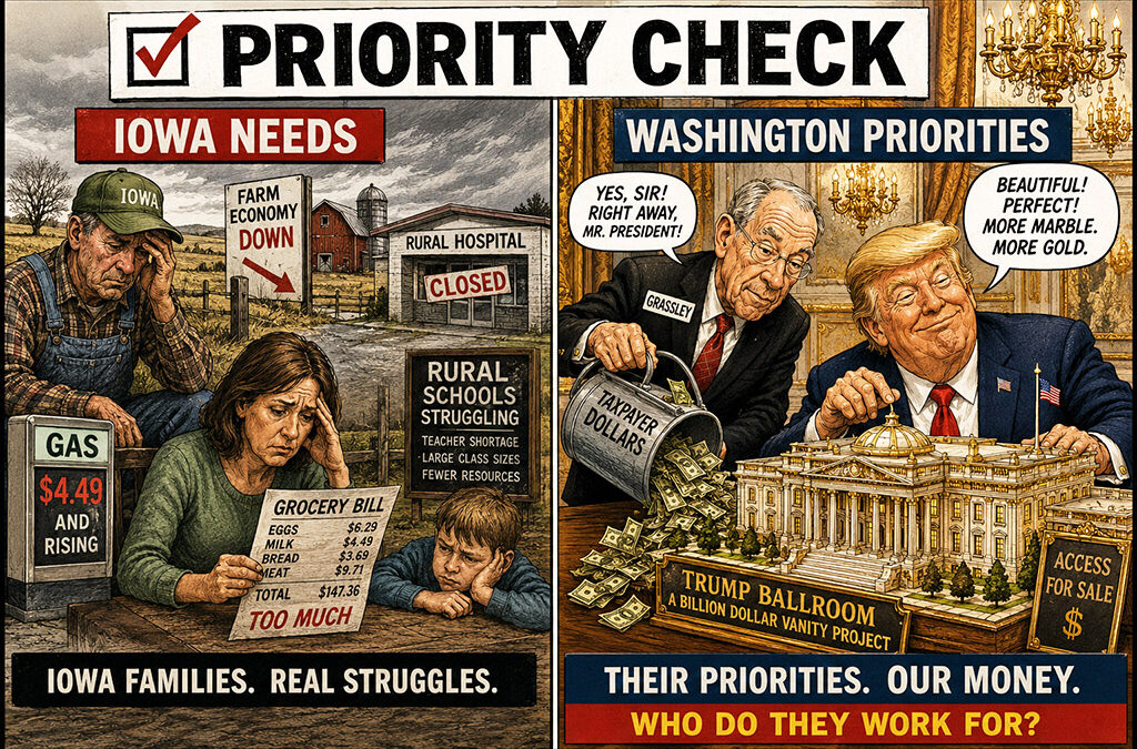 Chuck Grassley Pushes $1 Billion Public Gift for Trump Ballroom