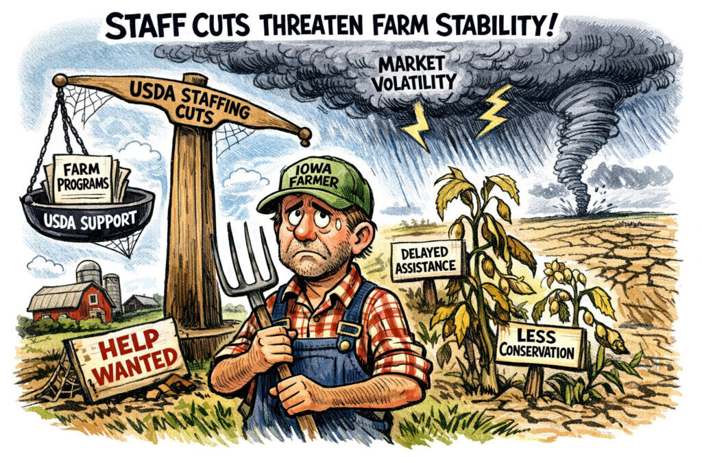 USDA Staffing Cuts Threaten U.S. Agriculture Industry Stability